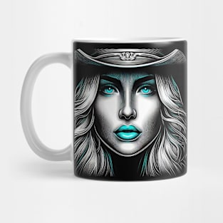 Artistic Face Lineart #11 Mug